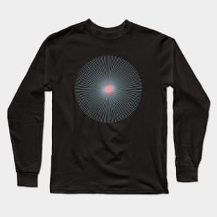 Circle Lines Visual Effect Long Sleeve T-Shirt